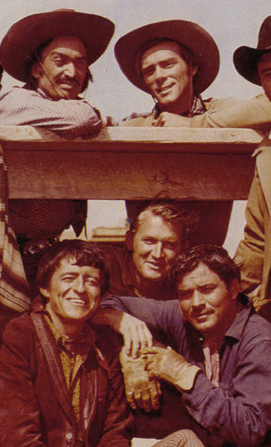 Ted Markland, Henry Darrow, Don Collier, Bob Hoy, Roberto Contreras